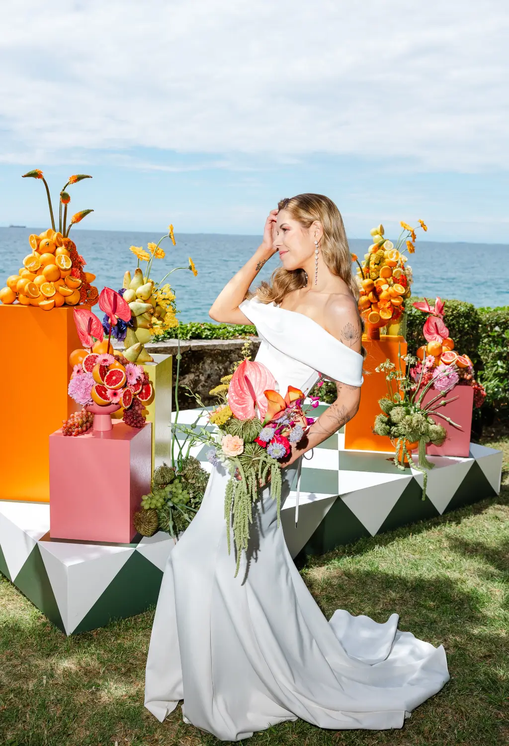 Bride at Vila Tartini wedding in Strunjan, Slovenia